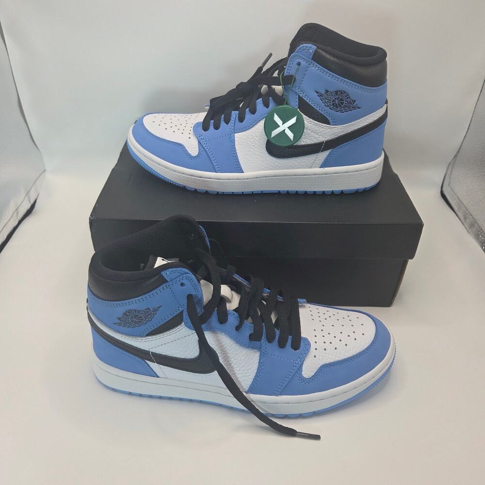 Nike Air Jordan 1 High Golf University Blue Style # DQ0660-400 8 Mens/9.5 Womens